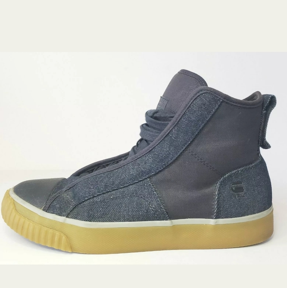 G- STAR RAW CAMPUS RAW SCOTT HIGH-TOP SNEAKERS